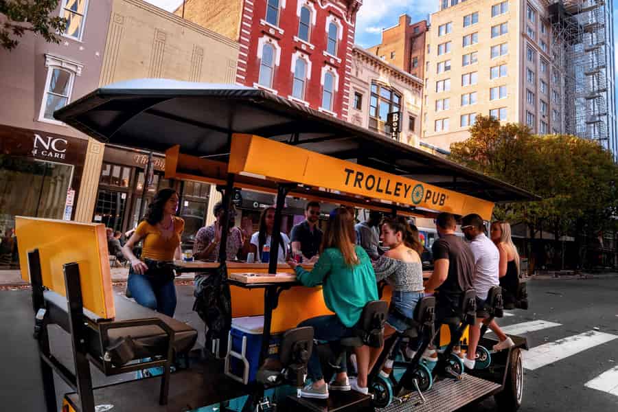 Trolley Pub Austin Public Mixer Tour. Foto: GetYourGuide