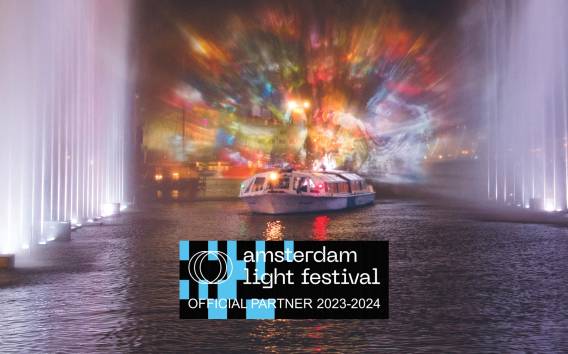 Amsterdam: Lichterfest-Kanalrundfahrt mit Audio