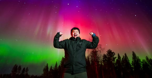 Levi: Northern Lights Tour with Guaranteed Sightings