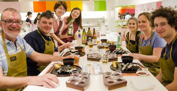 Tokio: Spaziergang zum Tsukiji-Markt und Sushi-Rolling-Kurs