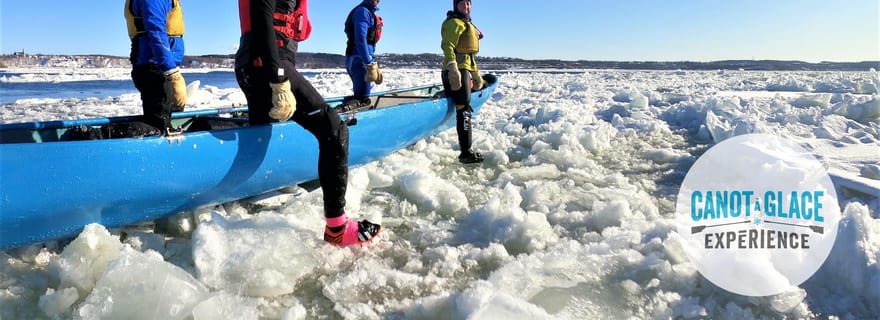 Québec : Canot à glace, chocolat chaud et sauna