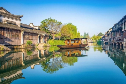 Hangzhou: Tour privado de un día a la Ciudad del Agua de WuzhenVisita básica sólo con guía y traslado, sin ticket de entrada ni almuerzo