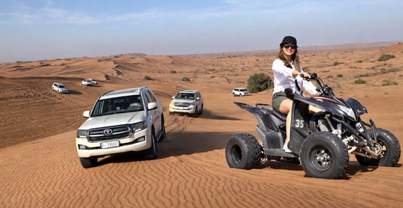 Dubai: Red Dunes Desert Safari, Quad, Camel & BBQ Options