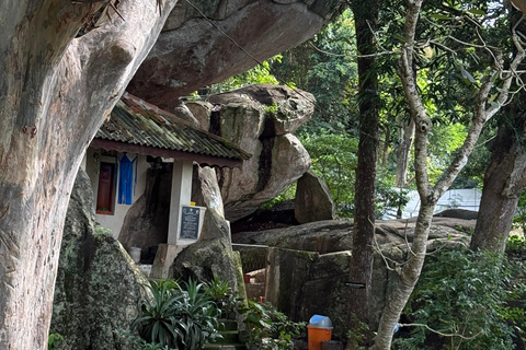 From Colombo: Cave Temples, Jungle Trek & Waterfall Swim