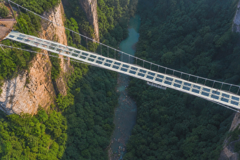 Zhangjiajie: Grand Canyon & Glass Bridge E-Ticket Options English Guide Service Only