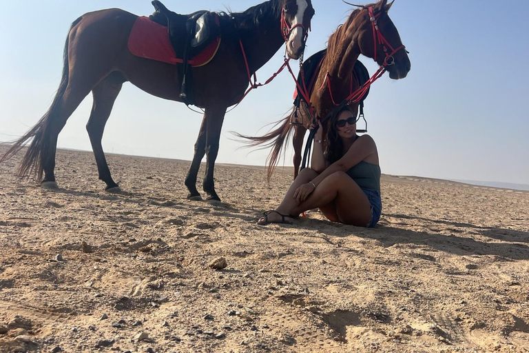 Hurghada: Horse Riding in the Desert & Beach Experience 1 HR Desert Horse Riding Experience without transfer