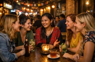 Kathmandu: Rundgang am Abend nur für Frauen mit Abendessen und Getränken
