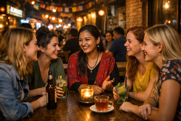 Kathmandu: Women-Only Evening Walk with Dinner and Drinks