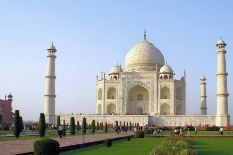 From Delhi: Sunrise Taj Mahal and Agra Fort Private Tour Tour with Car, Driver, and Tour Guide