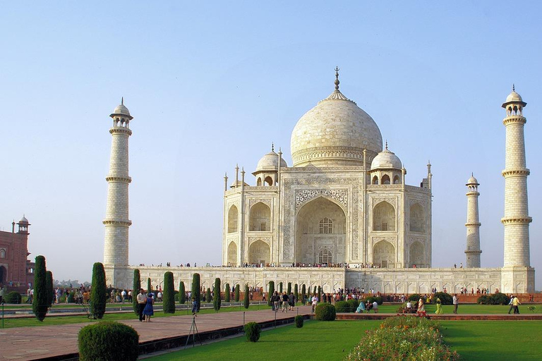 From Delhi: Sunrise Taj Mahal and Agra Fort Private Tour Tour with Car, Driver, and Tour Guide