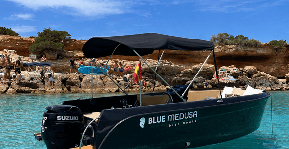 Ibiza: Private boat tour with snorkeling and paddleboarding in crystal-clear waters