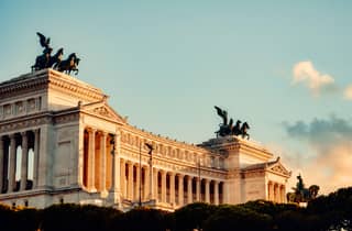 Rom: Zugang zu den Terrassen des Vittoriano und zum Palazzo Venezia