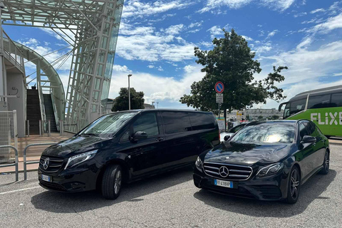 Ravenna Port or City: 1- Way Transfer to Venice + water taxi Venice+water taxi: One Way Transfer to Ravenna City or Port