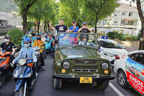 Hanoi: City Highlights Guided Tour by Vintage Jeep Private Jeep Tour >= 2 pax