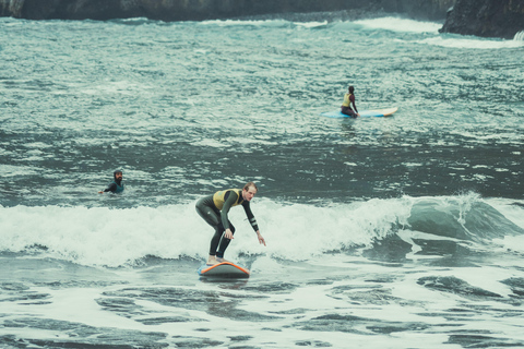 Madeira : Experiencia de surf para todosClase de surf en grupo semiprivado