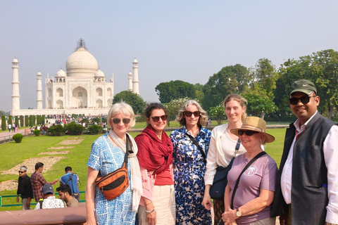 Taj Mahal & Agra Private Tour from Delhi by Car – Fast Entry Only Professional Tour Guide in Agra