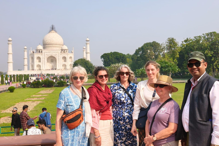 Taj Mahal & Agra Private Tour from Delhi by Car – Fast Entry Only Professional Tour Guide in Agra