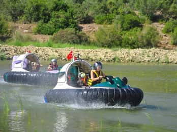 Da Belek, Side, Alanya: prima avventura turistica in hovercraft