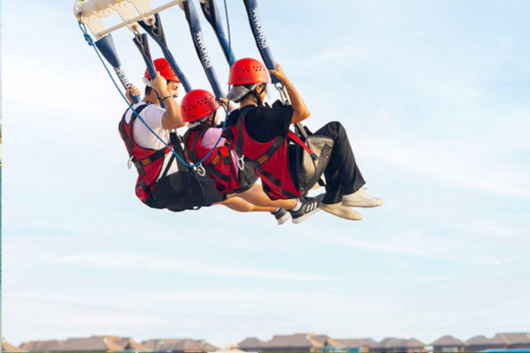 Skyline Soar Qatar: Guided Zipline Adventure with Insights