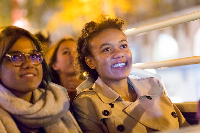 Paris: Sightseeing Night Tour by Open-Top Bus 2-Hour Panoramic Night Tour of Paris