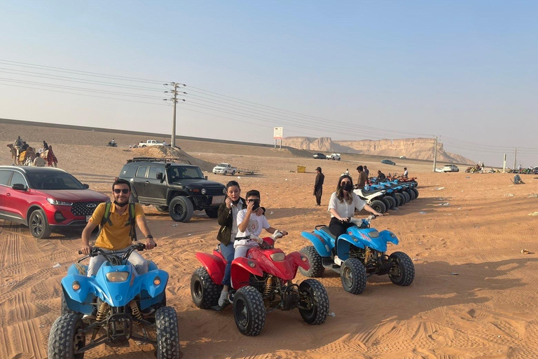 Riyadh:Red Sand Dunes camel ride&Quad&Sandboarding Adventure Private Tour with pick up and drop off from your location