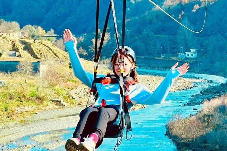 Tirana: Petrela Castle, ATV, Zipline, and Wine Tasting Tour