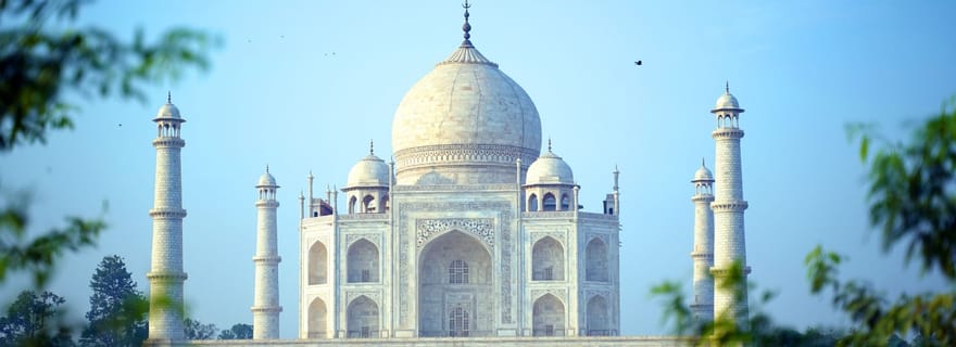 Depuis Mumbai : Visite du Taj Mahal et du Fort d'Agra avec vol le même jour