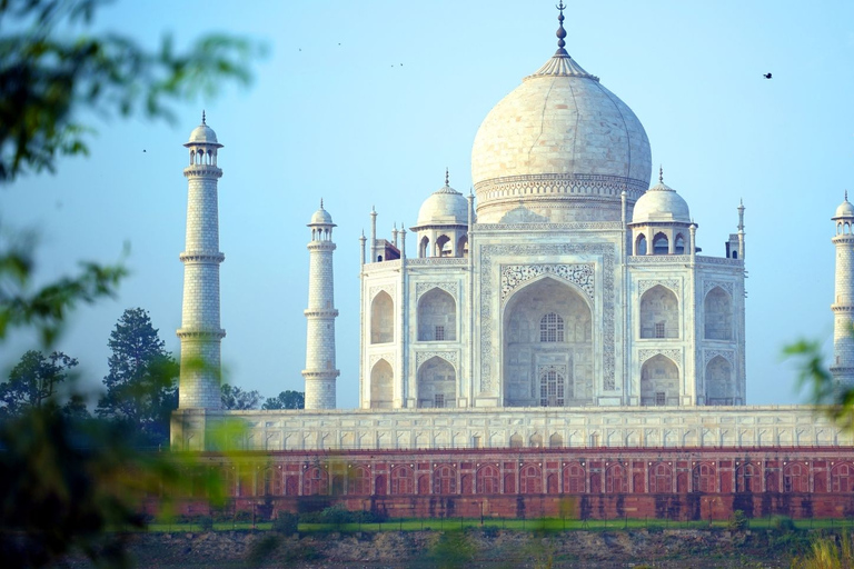 Desde Mumbai: Excursión en el mismo día al Taj Mahal y al Fuerte de Agra con vueloRecorrido con vuelos y entradas