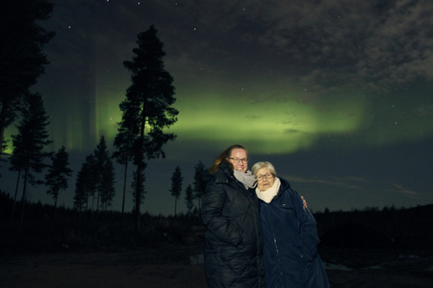 Tour fotografico dell&#039;aurora boreale con barbecue