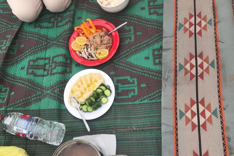 Wadi rum, día completo con comidas y acampada