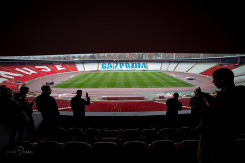 Belgrado: Jogo de futebol do Partizan ou do Estrela Vermelha com o anfitrião