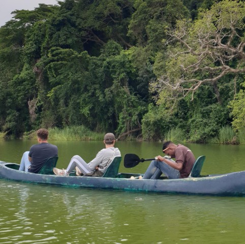 Visit Canoeing adventures in lake duluti with drinks. in Arusha, Tanzania