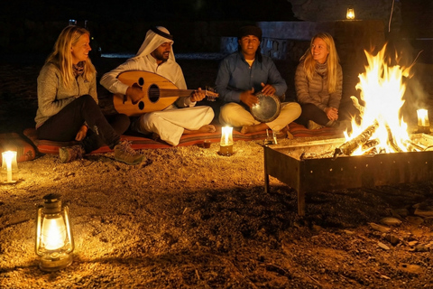 Wadi Rum:Full or Half Day Jeep with Sandboarding & Overnight Full Day Jeep + Sandboarding + Normal Camp Overnight