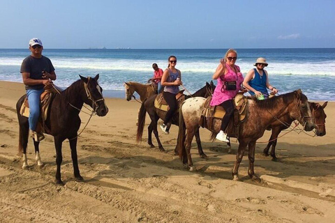 Zihuatanejo: Ridning på hästryggen med Playa Larga-stranden