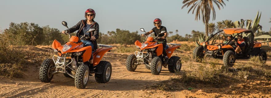 Hammamet : aventure en quad de 2 heures avec prise en charge à l'hôtel et boisson non alcoolisée