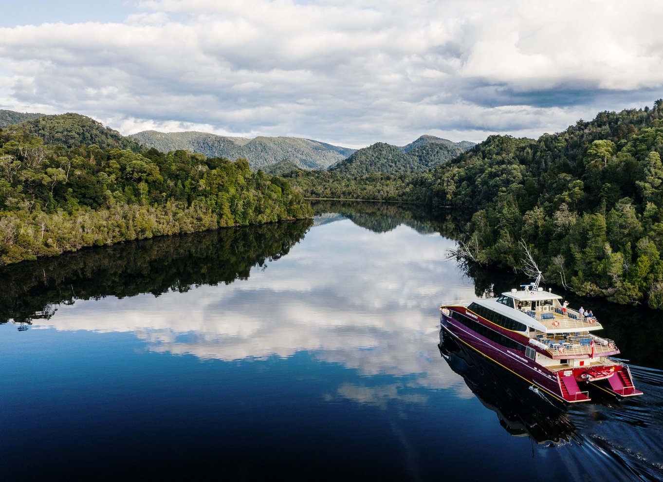 Strahan: Verdensarvskrydstogt på Gordon River med frokost