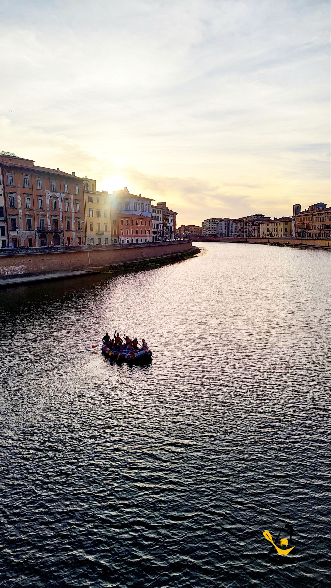 Pisa: Rafting-Tour mit Aperitif