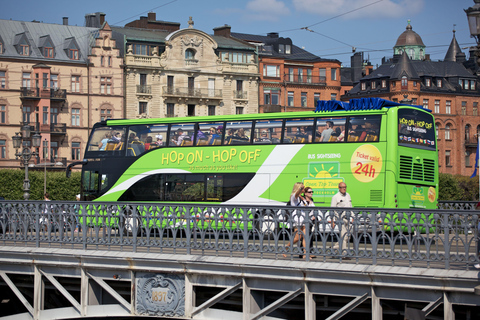 Stockholm: 24 hour Hop On-Hop Off Bus Tour