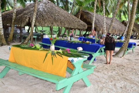 Excursión de un día a la Isla Saona + Almuerzo + Barra Libre desde Punta CanaExcursión a Saona con recogida en hoteles y Airbnb en Uvero Alto