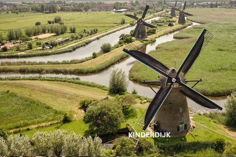 Visite à pied et en bateau de Rotterdam et de Kinderdijk (journée)