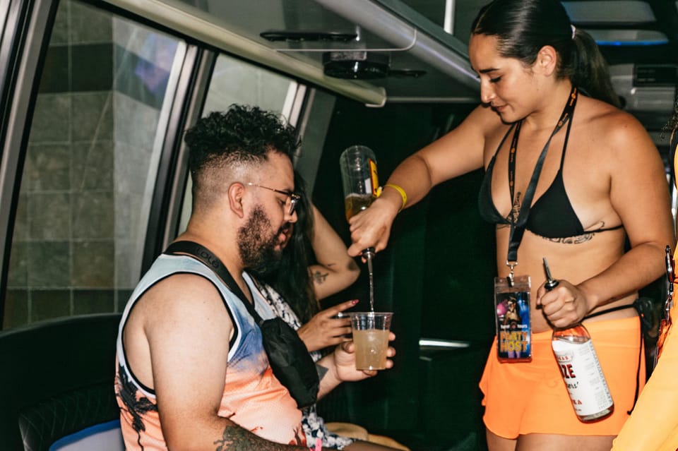 Las Vegas Strip: 3-Stop Pool Party Crawl with Party Bus