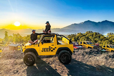 Bali: Sunrise Jeep Mount Batur With Hot Spring Relaxation Sunrise Jeep Tour + Hot Spring ( Transfer Hotel )