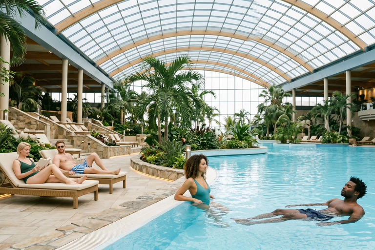 Bucharest: Therme Access & Transfer – Palm, Galaxy, Elysium Therme - Palm + Galaxy with Skip-the-Round ticket 3 HOURS