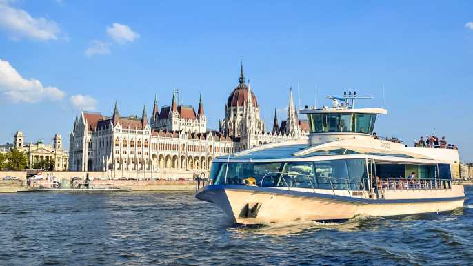 Budapest: Crucero turístico diurno en barco