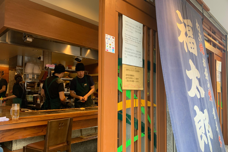 大阪：深度美食之旅和难波酒吧之旅不包括费用的团队游