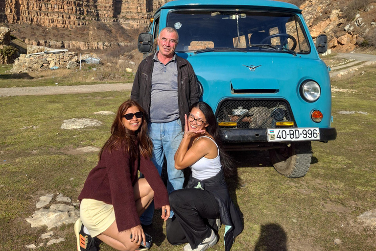 Baku: Khinalig, Guba & Candy Cane Tour with Local Lunch Group Tour without Lunch
