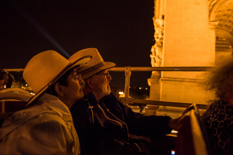 Paris: Christmas Lights Night Tour by Open-Top Bus 24-Hour Hop-on, Hop-off Tour & Christmas Lights Night Tour