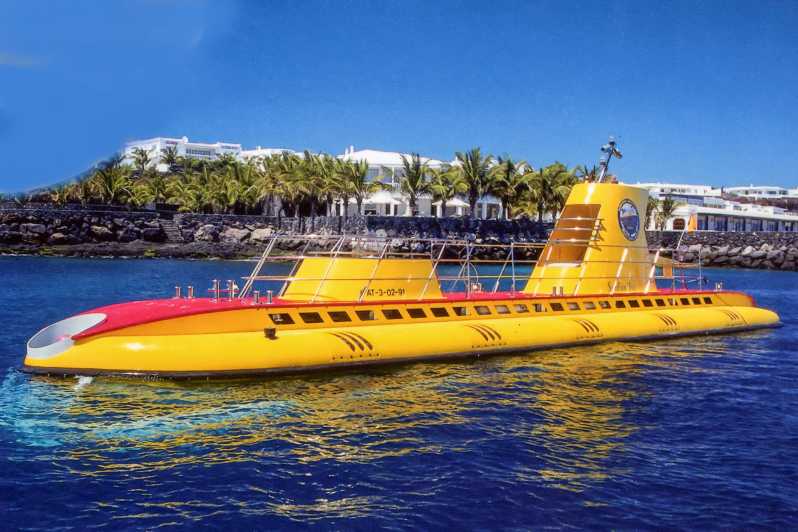 Lanzarote : excursion dans un véritable sous-marin avec prise en charge à l'hôtel