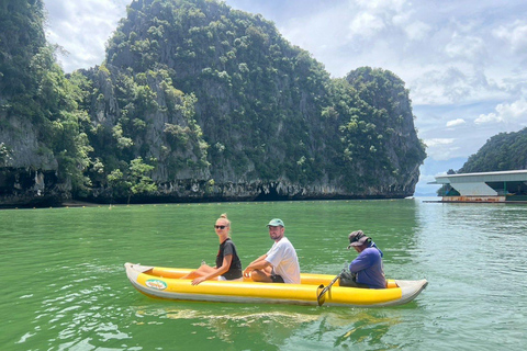 Khao Lak: Private Phang Nga Bay by Luxury Longtail Tour James Bond with Canoe