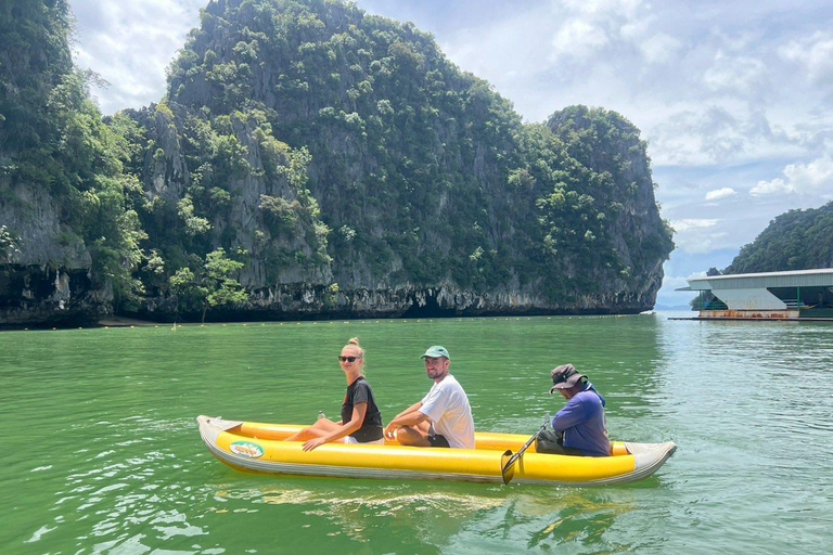 Khao Lak: Private Phang Nga Bay by Luxury Longtail Tour James Bond with Canoe